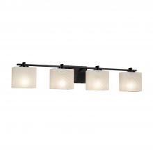  FSN-8444-55-WEVE-MBLK - Era 4-Light Bath Bar