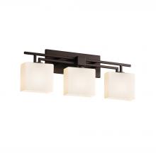  FSN-8703-55-OPAL-DBRZ - Aero 3-Light Bath Bar