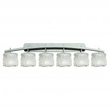  GLA-8596-30-LACE-NCKL - Archway 6-Light Bath Bar