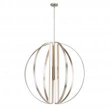  NSH-4304-NCKL - Liv 36" LED 7-Light Chandelier