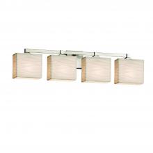  PNA-8434-55-WAVE-NCKL - Regency 4-Light Bath Bar