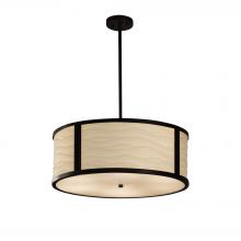  PNA-9542-WAVE-MBLK - Tribeca 24" Drum Pendant