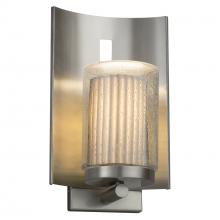  POR-7591W-10-PLET-NCKL - Embark 1-Light Outdoor Wall Sconce