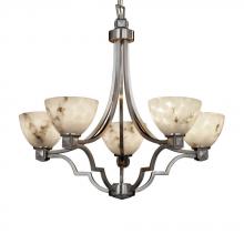 Justice Design Group FAL-8500-20-CROM - Argyle 5-Light Chandelier