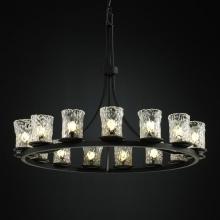  GLA-8715-16-GLDC-DBRZ - Dakota 15-Light 1-Tier Ring Chandelier