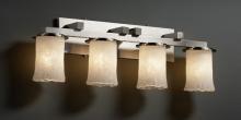  GLA-8774-16-WHTW-MBLK - Dakota 4-Light Straight-Bar Bath Bar