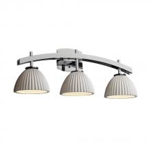  POR-8593-10-PLET-NCKL - Archway 3-Light Bath Bar