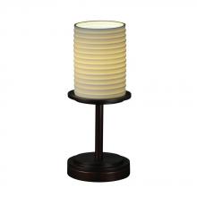 Justice Design Group POR-8798-10-SAWT-NCKL - Dakota 1-Light Table Lamp (Short)