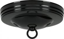  90/065 - Standard Canopy Kit; Black Finish; 5" Diameter; 7/16" Center Hole; 2-8/32 Bar Holes;