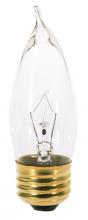  A3664 - 25 Watt CA10 Incandescent; Clear; 2500 Average rated hours; 210 Lumens; Medium base; 130 Volt