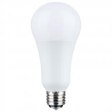  S11516 - 5/14/20 Wattage Selectable A21 LED; 3-Way Lamp; White Finish; 3000K CCT; Medium Double Contact Base;