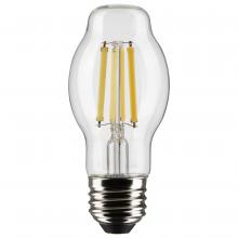  S21334 - 8 Watt BT15 LED; Clear; Medium base; 90 CRI; 2700K; 120 Volt