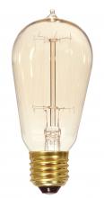  S2423 - 60 Watt ST19 Incandescent; Clear; 3000 Average rated hours; 240 Lumens; Medium base; 120 Volt