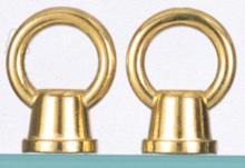  S70/255 - 2 Female Loops; Brass Finish