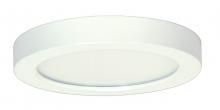 Satco Products Inc. S9684 - 13.5 watt; 7" Flush Mount LED Fixture; 3000K; Round Shape; White Finish; 120 volts; 90CRI