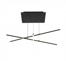  ALU04C45BLK - LED Chandelier Matte Black