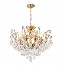  BET62 - Chandelier Iron & Crystal