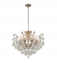  BET62PEW-PEN - Chandelier Metal & Crystal