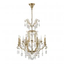  BET65XL-AB - Chandelier  Metal & Crystal