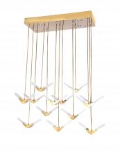  BU01C43G - LED Chandelier Gold