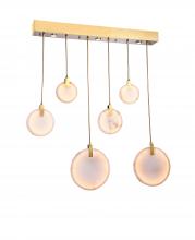  BU06C43G - LED Chandelier Gold