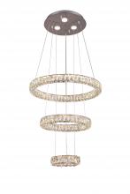  DIN05C25CH - LED Chandelier Chrome