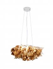  DLS105C20G - Chandelier Iron & Acrylic