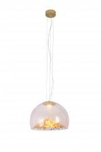  DLS16P15G - Single Pendant Lighting Gold