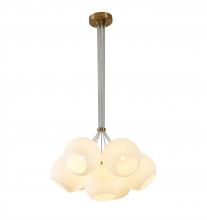  DU169C21G - Chandelier Metal & Glass