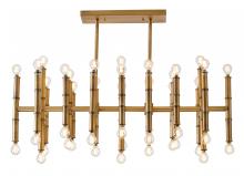  DU33AB - Chandelier Antique Brass