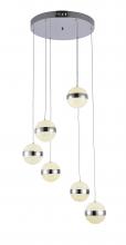  FT44C16CH - LED Chandelier Chrome