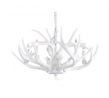  IL02-5W - Antler Pendant White