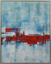  JA62HG4050S - Art Painting Blue & Red