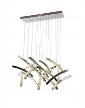  JP10 - LED Chandelier Chrome