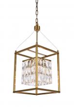  LA11AB-10 - Chandelier Antique Brass