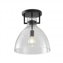  LC02FM14BLK - Semi Flush Mount Black