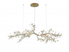  LX9901-BRZ - Chandelier Stainless Steel & Crystal