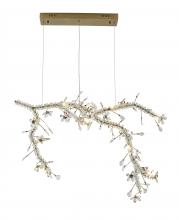  LX9904-BRZ - Chandelier Stainless Steel & Crystal