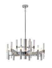  MU01 - Chandelier Metal & Crystal