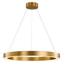  MU30A - LED Chandelier Antique Brass