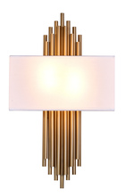  MU37SW18G - Wall Sconce Metal & Fabric