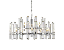  MU56XCH - Chandelier Metal & Crystal