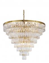  OC46C36G - Chandelier  Metal & Crystal