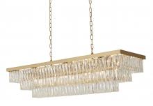  OC47C48G - Chandelier  Metal & Crystal