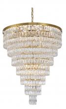  OC51C32G - Chandelier  Metal & Crystal