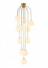  BANLT13 - Chandelier Antique Brass