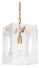  TD23P8AB - Single Pendant Lighting Antique Brass