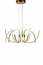  TR01 - LED Chandelier Gold