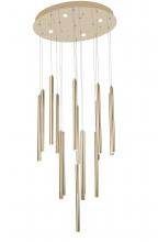  TR17 - LED Chandelier Gold