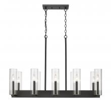  YS90C38B - Chandelier Iron & Glass